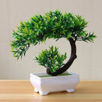 Faux Plant 19cm Potted for Living Room Desk Shelf