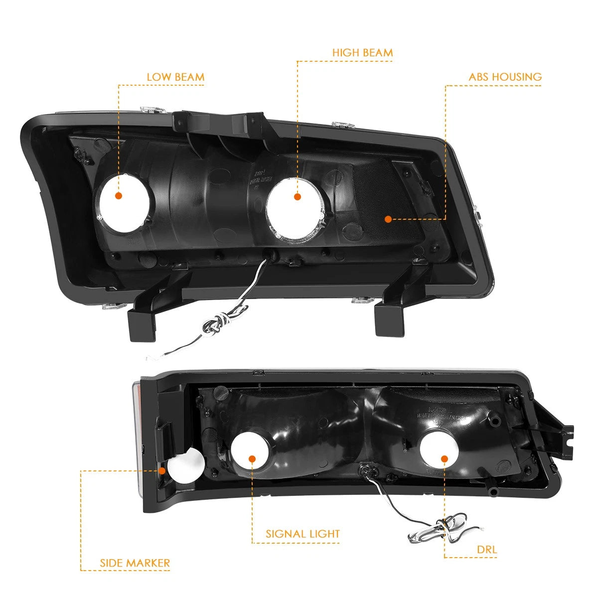 Set of 2 Black Nerf Bars for Dodge Ram 1500-3500 Crew Cab (2009–2020)