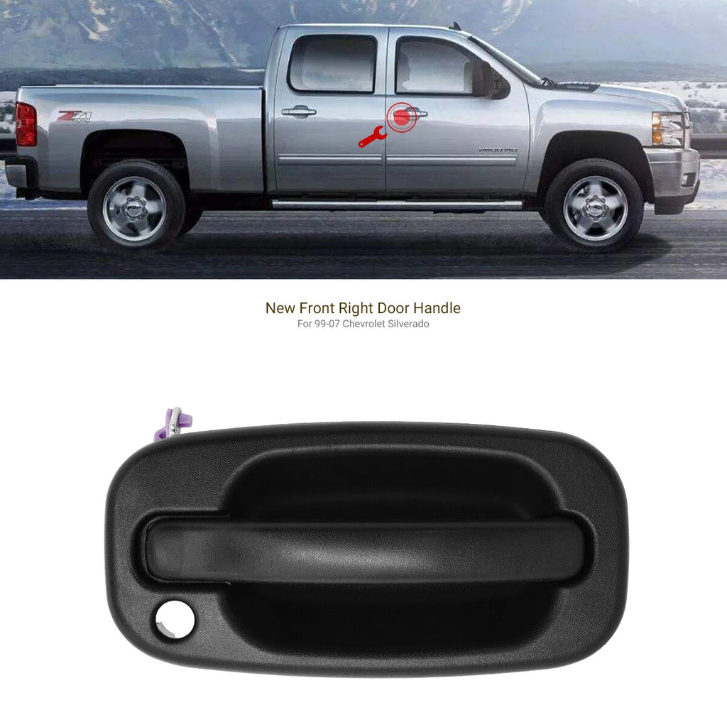 Front Passenger Side Outer Door Handle for Silverado Sierra (1999–2007) GM1311129