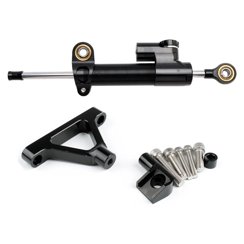 Steering Damper Stabilizer for Kawasaki ZX6R (2007–2008) Black T9