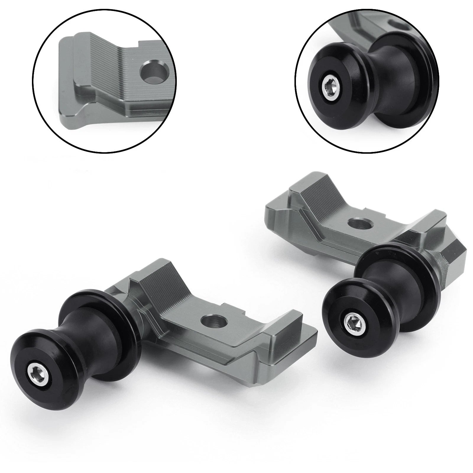 Chain Adjuster Block with Swingarm Spools for Yamaha MT-07 (2014–2018)