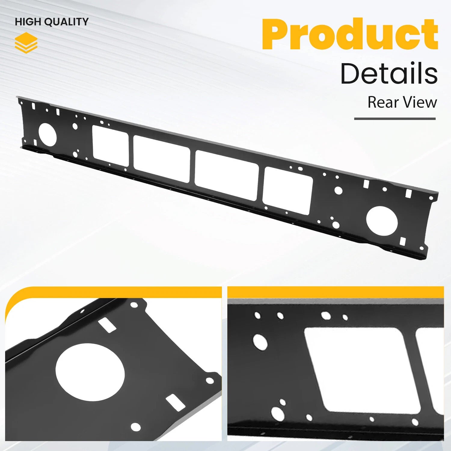 Front Bumper Reinforcement Impact Bar for Ram 1500 Pickup (2019–2025)