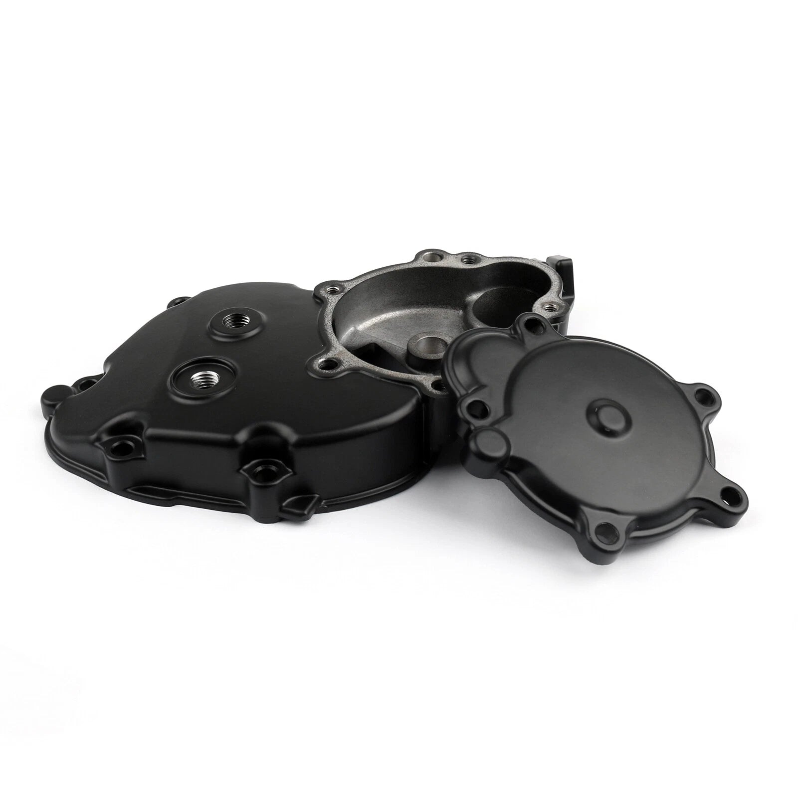 Engine Starter Crankcase Cover for Kawasaki Ninja ZX10R (2006–2010) Black