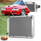 3-Row Full Aluminum Racing Radiator for Ford Mustang/Lincoln Mark VII (1979–1993)