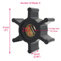 Water Pump Impeller for Fischer Panda 6000 8000 9000 12000 Engine