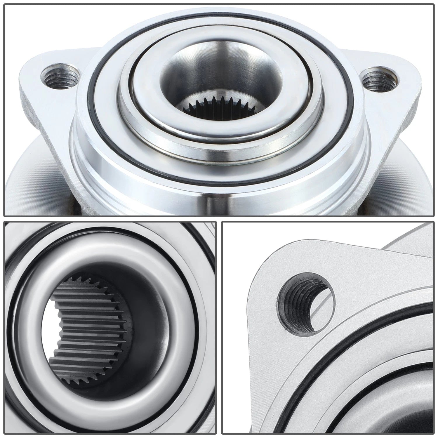 Set of 2 Front Wheel Bearing Hubs for Chevy Cobalt Pontiac G5 Saturn Ion (2003–2010)