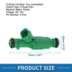 Fuel Injector No. 3531025200 for Hyundai Sonata (2006–2009) 2.4L Green