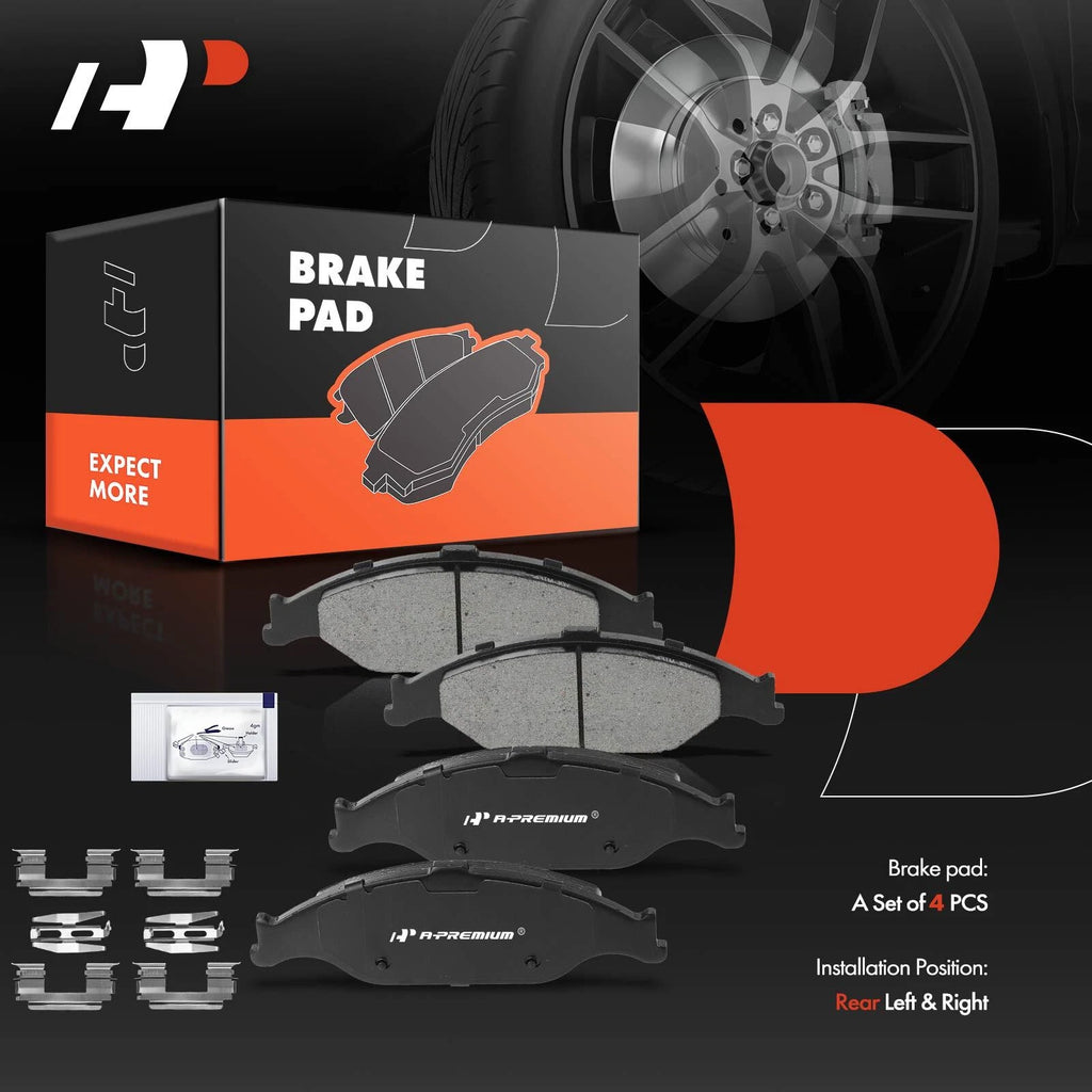 Ceramic Brake Pads and Calipers for Ford Mustang GT (1999–2002)
