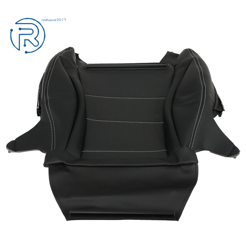 Leather Seat Cover for Mercedes Benz C300 (2015–2021) Driver Bottom Black