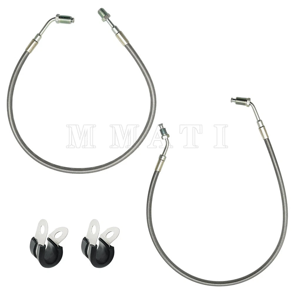 Front Left & Right Brake Line W/Fitting for Polaris Trail Boss 325 330 (2001–2004)