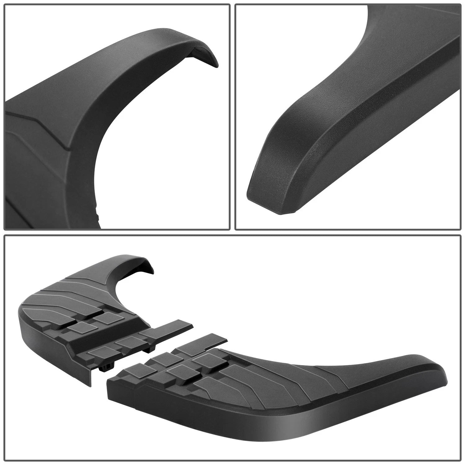 Set of 2 Step Pads for Toyota Tundra (2007–2013) Matte Black w/o Offroad Package