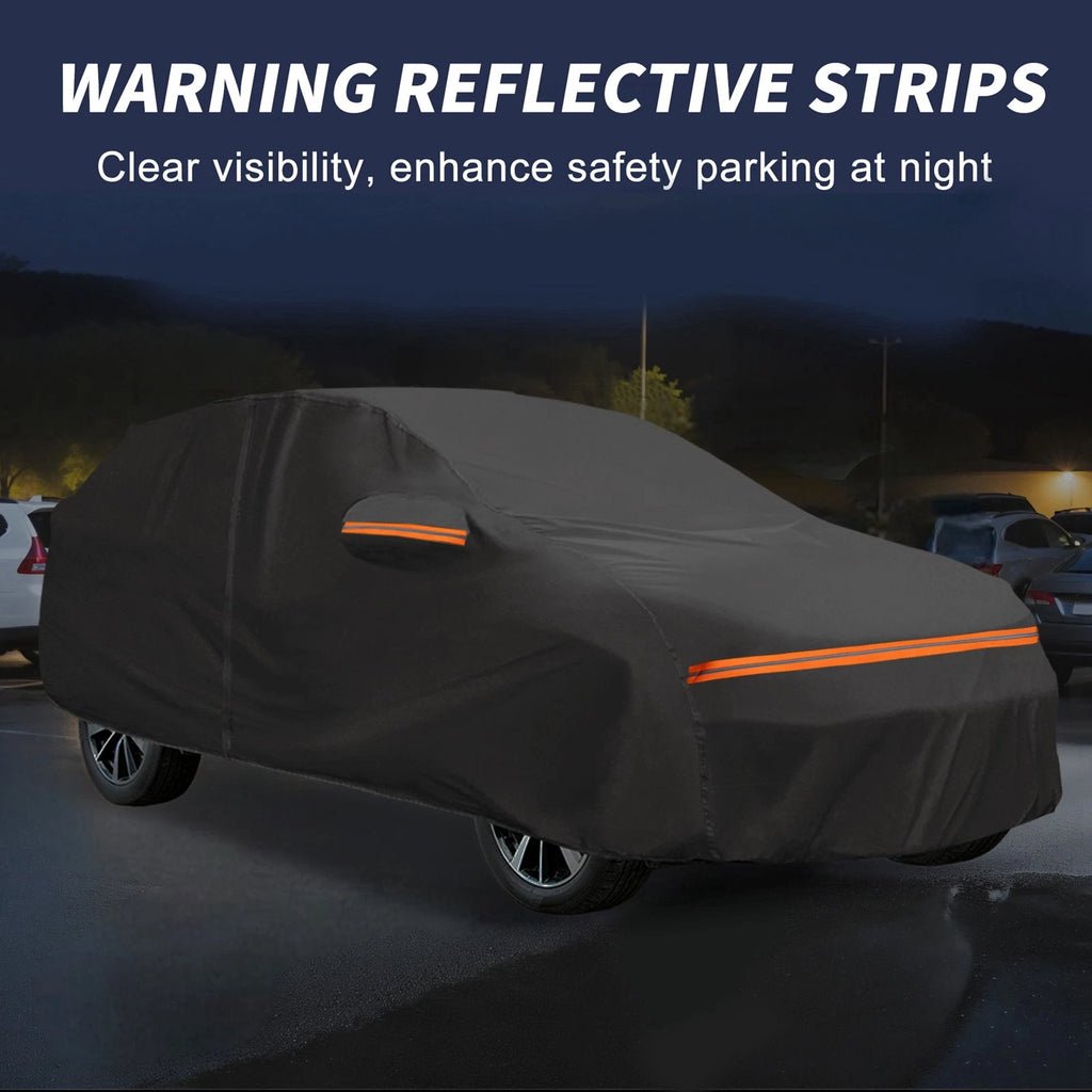Waterproof Car Cover for Subaru Impreza (All Weather, Black, Aluminum Film)