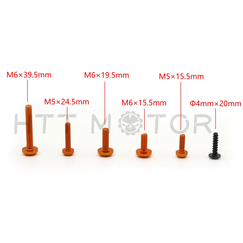 Complete Fairing Bolts Kit for Glod Motorcycle Sportbike