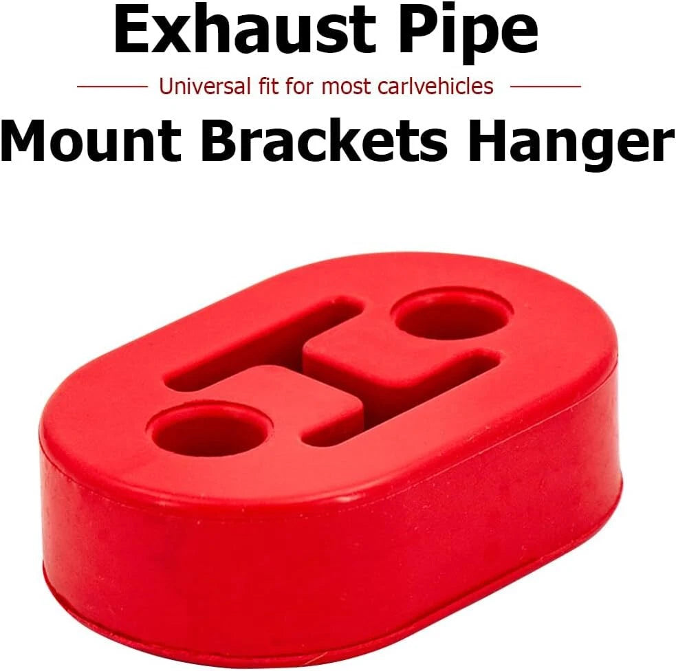 Set of 4 Rubber Exhaust Tail Pipe Mount Bracket Hanger Bushing Insulator for
