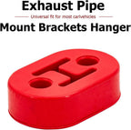 Set of 4 Rubber Exhaust Tail Pipe Mount Bracket Hanger Bushing Insulator for