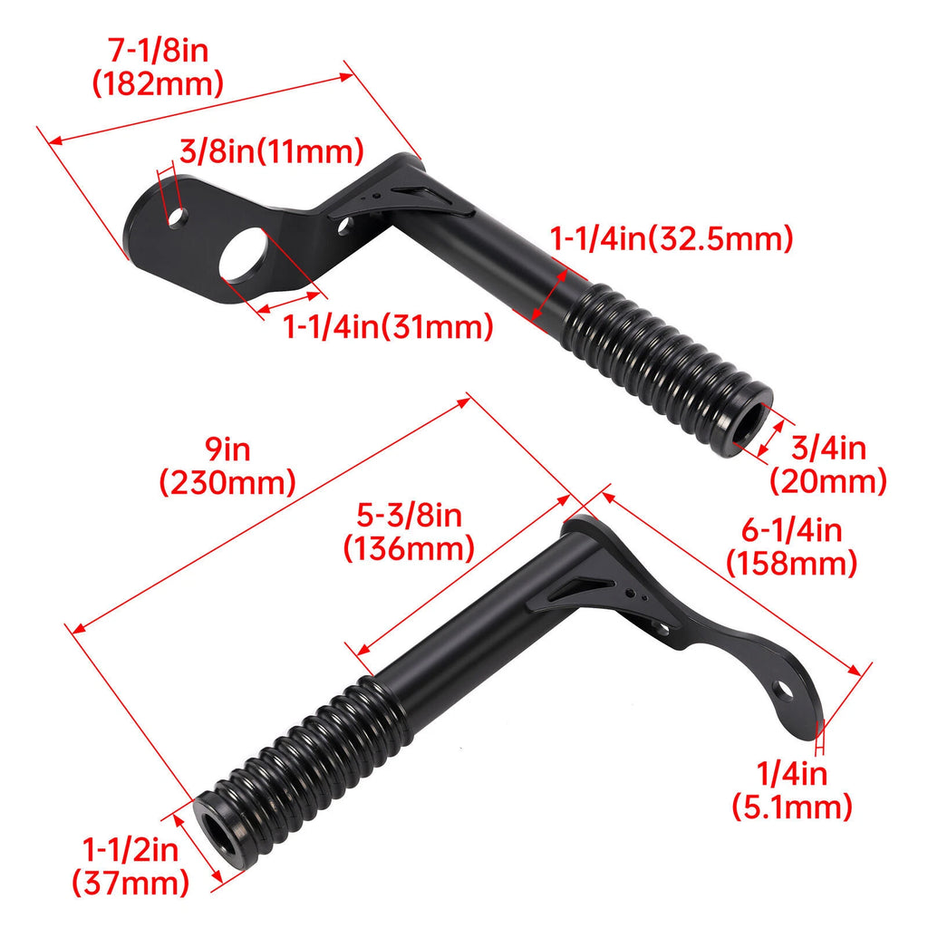 Rear Passenger Peg Crash Bar for Harley Street Bob FXBB Softail FXST (2018–2024)