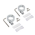 2X 1-1/4" 32mm Chrome Handlebar Mount Clamp for Harley (Universal)