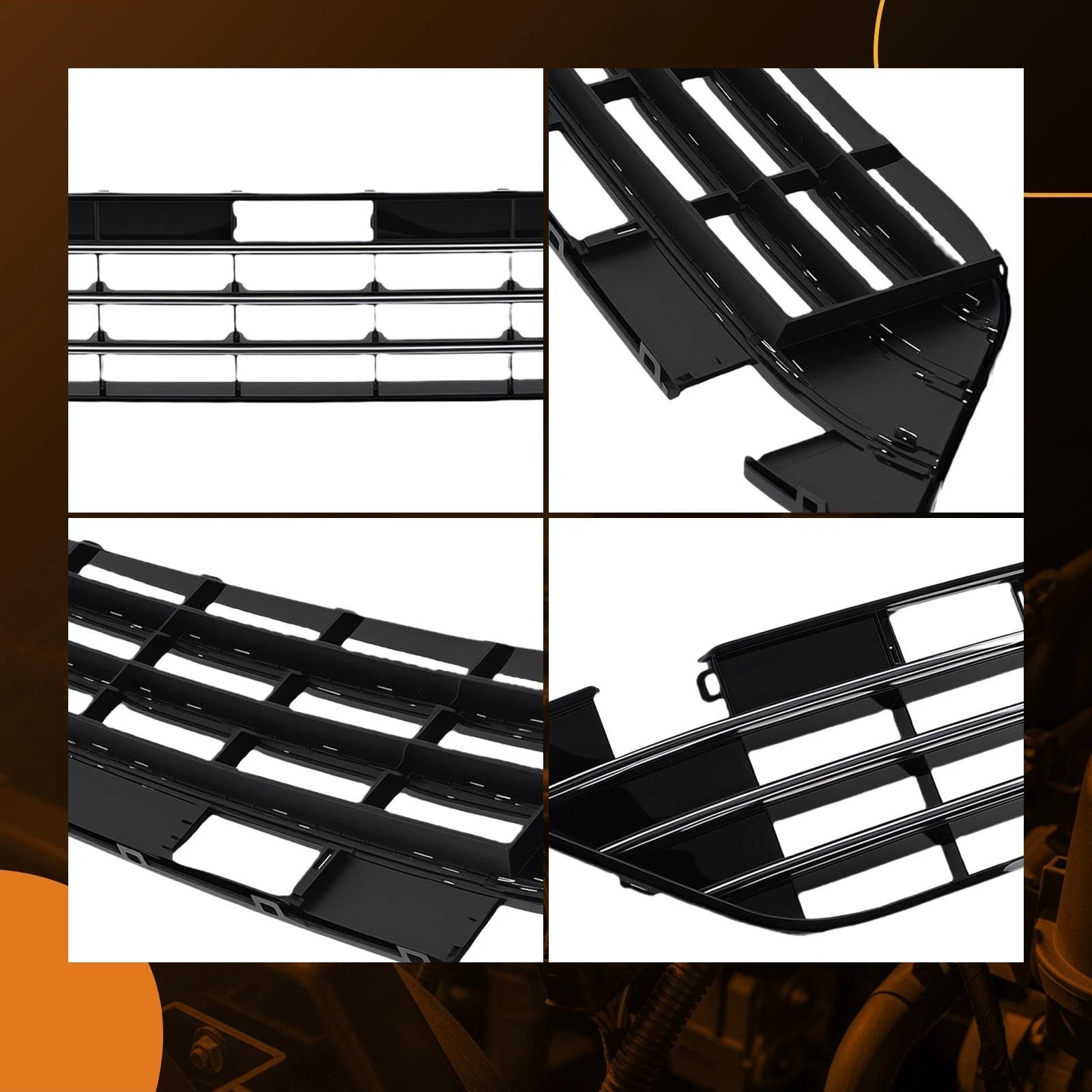 Front Bumper Grille Lower for Volkswagen Touareg (2015–2017)