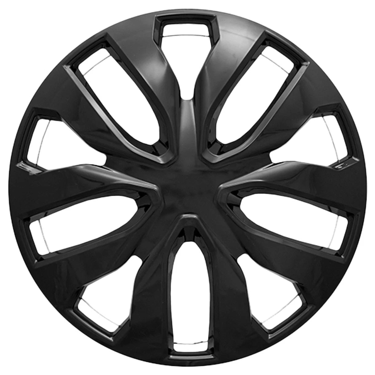 Wheel Covers 16 Inch 10 Spoke Push On Gloss Black for Toyota (2000–2025)