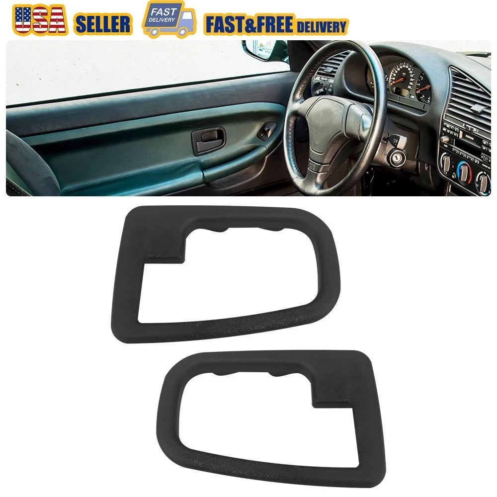 1x Pair Interior Door Handle Trim for BMW E36 (1992–1999) Z3 (1996–2002) EXV