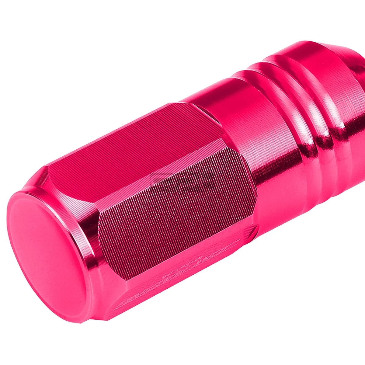 20 PCS Closed End M12x1.25 50mm Tall Pink Aluminum Lug Nuts + Adapter