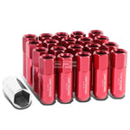 Set of 20 Red Anodized Wheel Lug Nuts + Adapter Key for DTS STS DeVille (2005–2011)