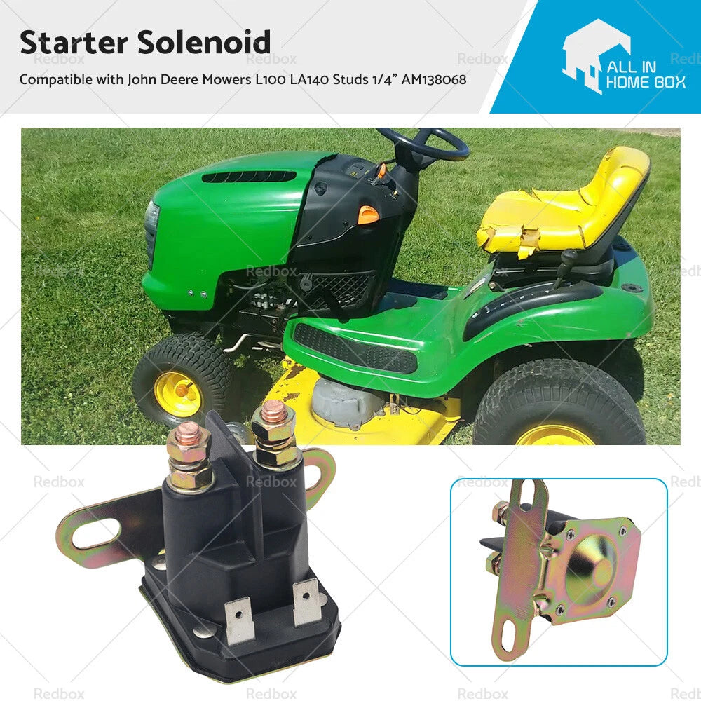 Starter Solenoid for John Deere Mowers L100 LA140 (AM138068)