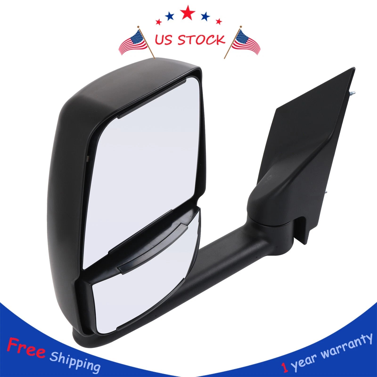 Textured Tow Manual Mirror for Chevy Express Savana (2003–2017)