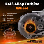 Turbocharger for GT28 GT2871 GT2860 (Up to 350hp)