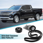 Set of 1 Drive Belt Tensioner Idler Pulley Assembly for Chevy Avalanche (2002–2013)
