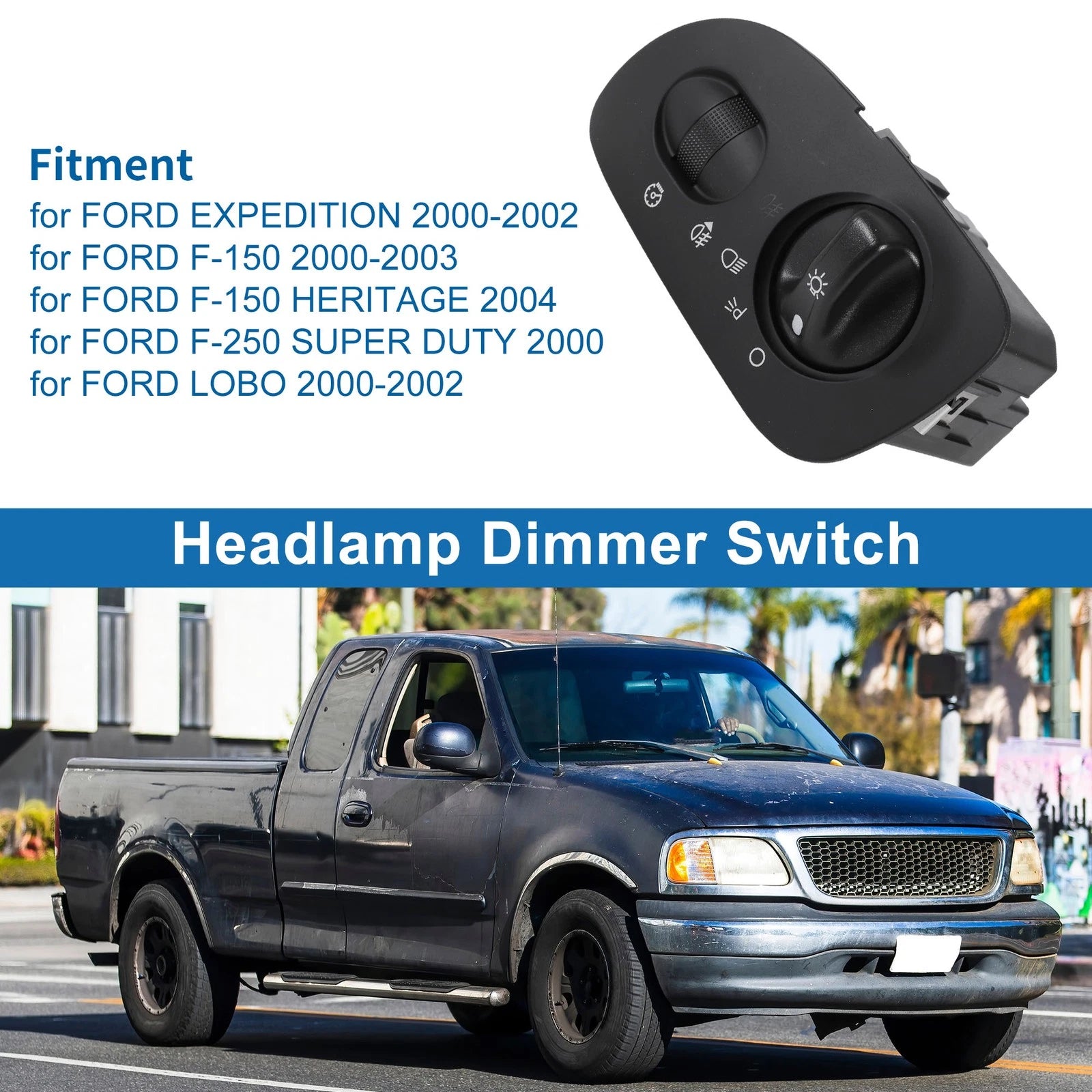 Headlight Switch for Ford F-150 (2000–2004) No.YL3Z11654BAA