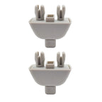 Set of 2 Sun Visor Hook Clips for VW Passat (2012–2015) 6R0-857-561-Y20