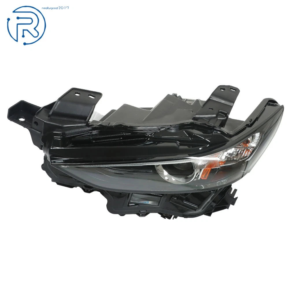 Headlight Assembly for Mazda 3 (2019-2021) Left Driver Side Black Housing