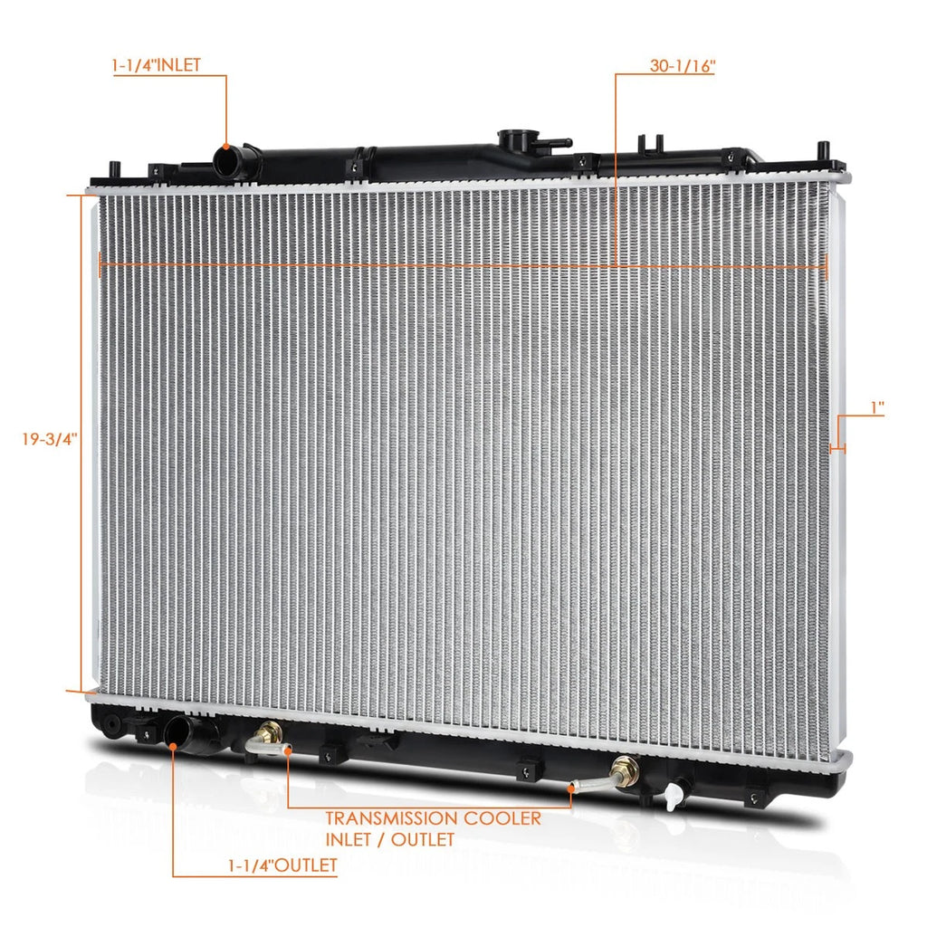 Aluminum Core Cooling Radiator for Honda Pilot (2006–2008) DPI-2956