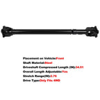 Front Drive Shaft for Ford Expedition (2003–2006) 5L3Z4A376A 2L1Z4A376AA