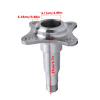 Set of 1 Weld-On Spindle Kit with Flange for 3