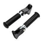 Black Passenger Footpeg Set for Harley Electra Glide, Street Glide (1993–2025)