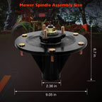 Spindle Assembly for Toro Grandstand & Z Master Mowers (48" 52" 60")