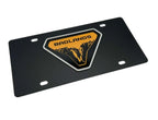 License Plate Frame Black Metal 3D Ford Bronco Badlands for Ford Bronco (2021–2024)