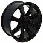 Wheel 22x9 Black OEM Replacement for 2003-2008 GMC Savana (OWH1101)
