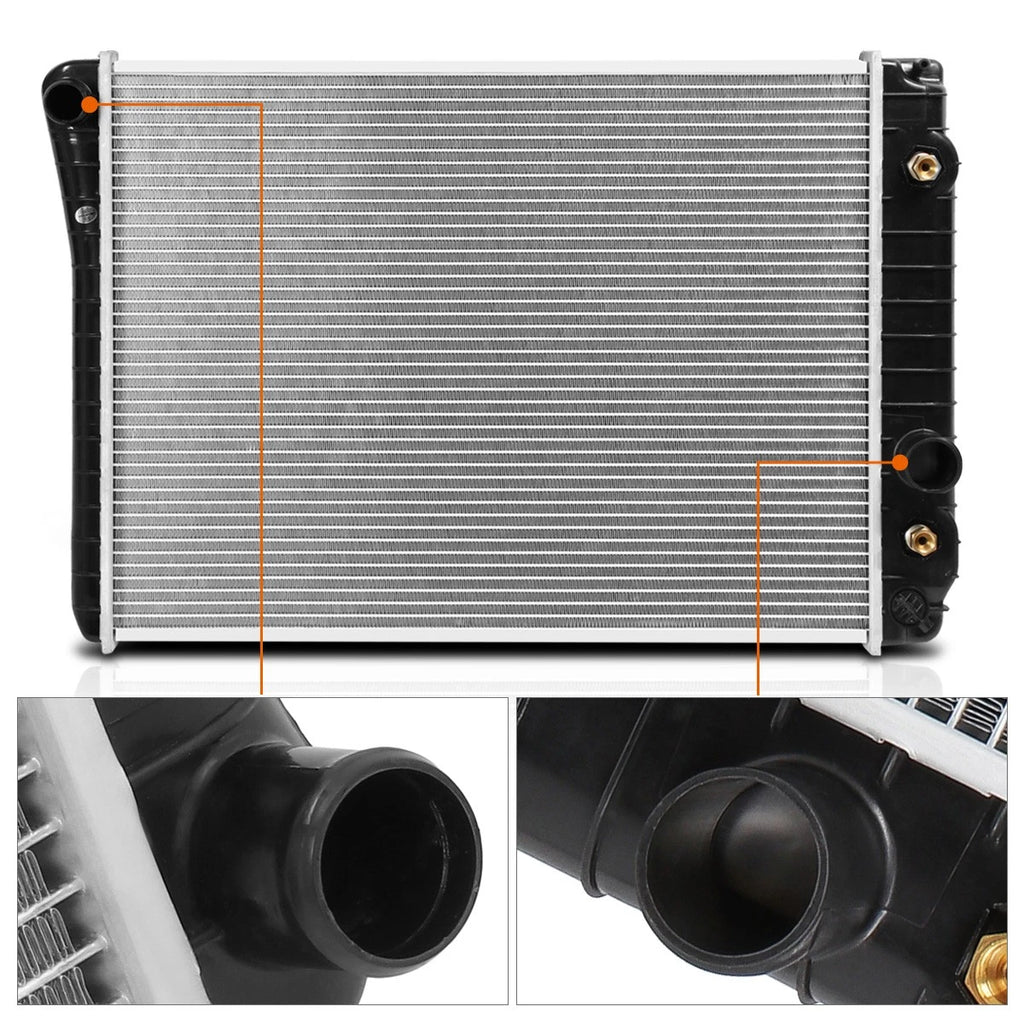 Aluminum Core Radiator for Chevy Corvette 1989–1996 DPI-1052