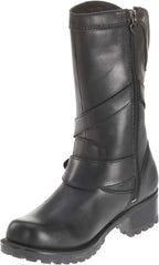 Harley-Davidson Women's Amber Black Leather Riding Boots D85514 (9.5")