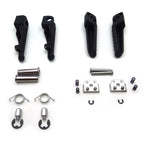 Set of 2 Black Foot Pegs for Kawasaki Ninja ZX10R ZX6R ZX9R (1998–2011)