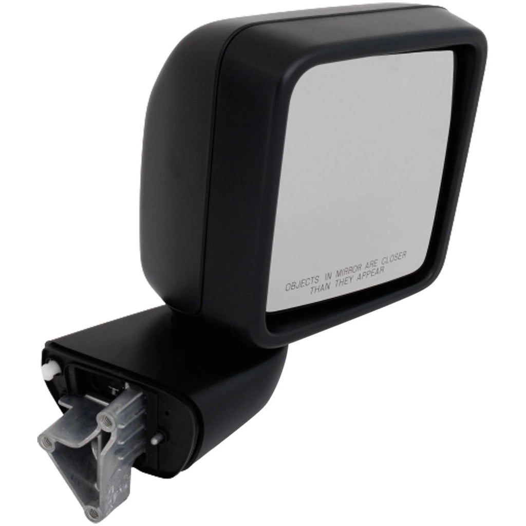 Right Mirror for Jeep Wrangler, Gladiator (2018–2024) Textured Manual Folding