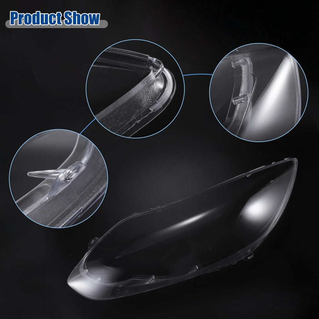 Pair Headlight Clear Lens Shell Cover for Ford Focus (2012–2014) No.BM5Z13008BM