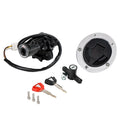 Ignition Lock Key Set w/ Gas Cap & Seat Lock for Kawasaki Ninja 400R (2014–2017)