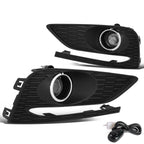 Pair Projector Fog Lights with Bezel Cover & Switch for Chevy Cruze (2016–2018)
