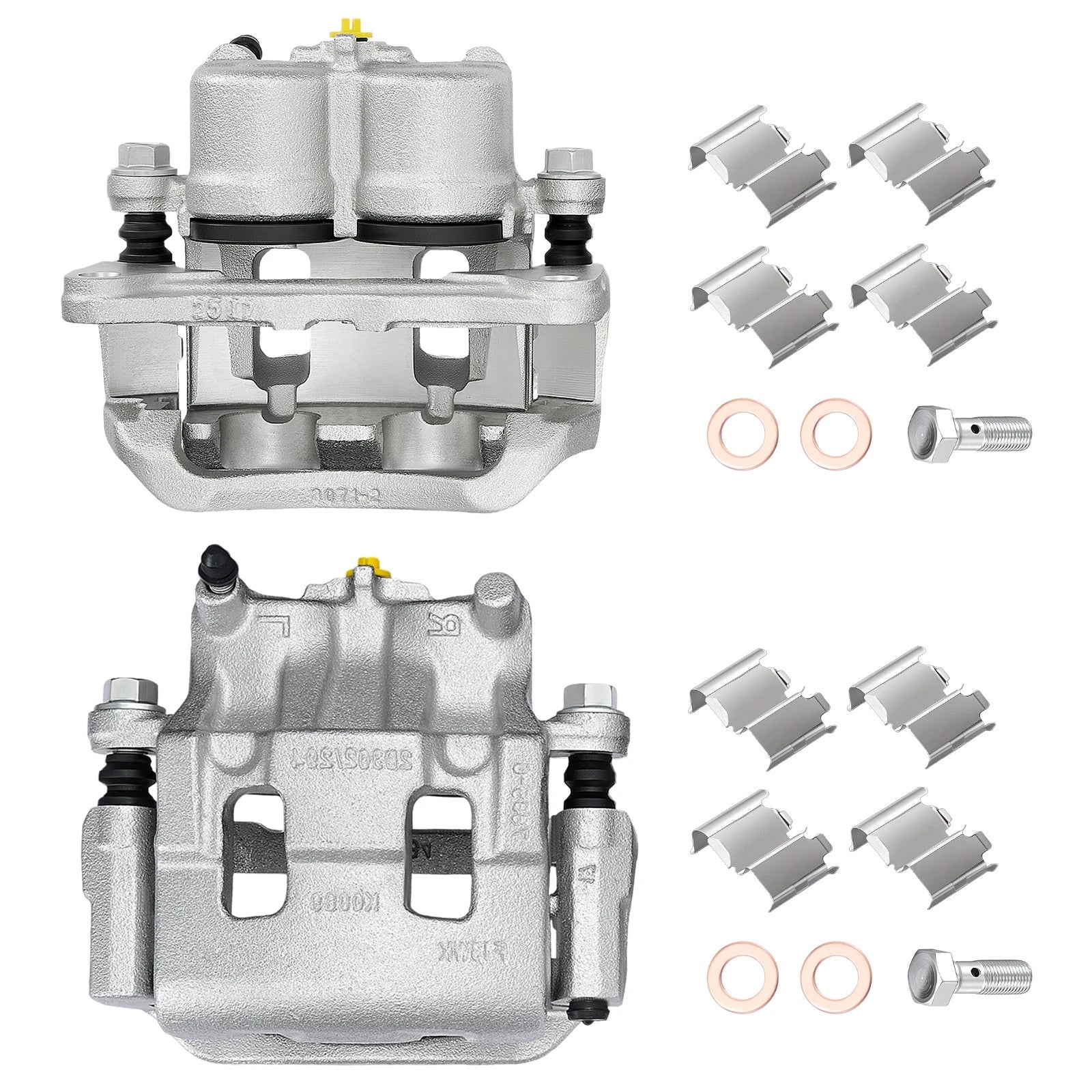 2X Front Brake Calipers w/ Brackets for Mazda CX-9 (2007–2015) & Ford Edge (2011–2014)