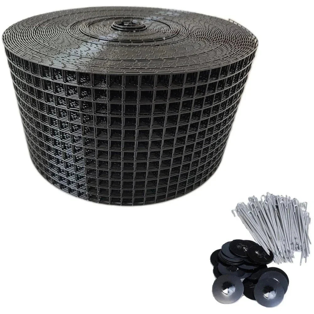 8" x 100ft Solar Panel Bird Guard & 100 x Stainless Steel Fasteners Clips
