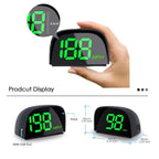 Digital HUD GPS Head-Up Display Speedometer for Car - MPH Green